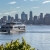 Image: Water taxi traveling from West Seattle to Downtown Seattle.